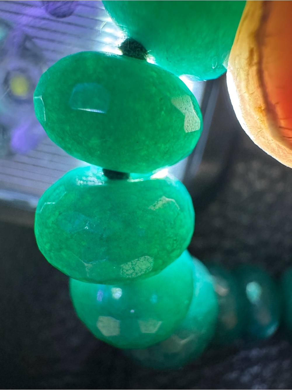 Chan Luu emerald Faceted Beaded Necklace - Picture 4 of 10